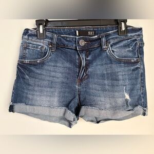 Kut from the Kloth Gidget Mid-Rise Denim Shorts, Size 6